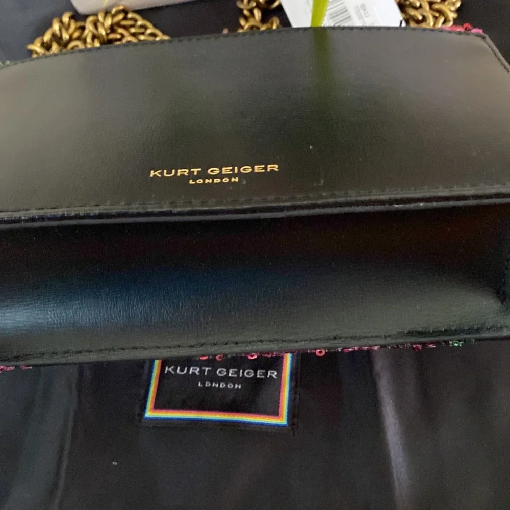 kurt Geiger London Shoreditch Floral Sequin Small Crossbody Bag - Picture 4 of 17